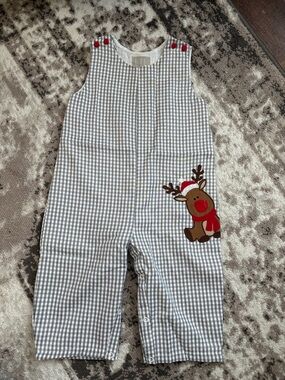 Lil Cactus boys reindeer pantsuit